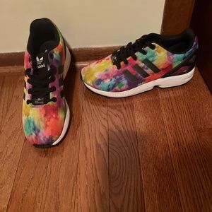 Multi color adidas shoes